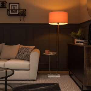 17 Stories 132.5cm Chrome Floor Lamp Pink 132.5cm H X 30cm W X 37cm D 17 Stories 132.5cm Chrome Floor Lamp Pink 132.5cm H X 30cm W X 37cm D