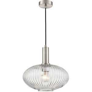 Fairmont Park Pendant satin nickel with smoked glass Satin Nickel/White 16.6cm H x 9.6cm W x 9.6cm D Fairmont Park Pendant satin nickel with smoked glass Satin Nickel/White 16.6cm H x 9.6cm W x 9.6cm D