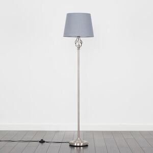 Marlow Home Co. Tegan 151cm Traditional Floor Lamp Grey/Brushed Chrome 151cm H X 35cm W X 35cm D Marlow Home Co. Tegan 151cm Traditional Floor Lamp Grey/Brushed Chrome 151cm H X 35cm W X 35cm D
