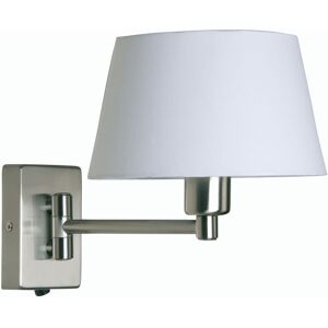 Fairmont Park Citronelle 1-Light Swing Arm Lamp Satin Chrome 25cm H X 8cm W X 23cm D Fairmont Park Citronelle 1-Light Swing Arm Lamp Satin Chrome 25cm H X 8cm W X 23cm D