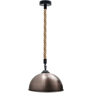 Breakwater Bay Glasco 1-Light Pendant Single Dome Pendant Silver 69.5cm H X 30cm W X 30cm D Breakwater Bay Glasco 1-Light Pendant Single Dome Pendant Silver 69.5cm H X 30cm W X 30cm D