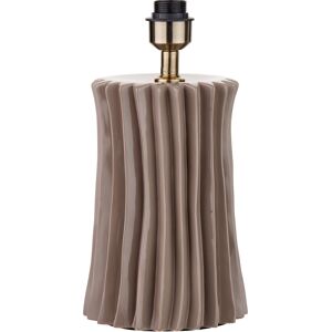 Mercury Devony Lamp Taupe 39cm H X 19cm W X 19cm D Mercury Devony Lamp Taupe 39cm H X 19cm W X 19cm D