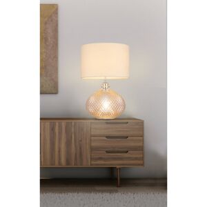 Brayden Studio Grisham 52cm Table Lamp with Outlet Amber 52cm H X 35cm W X 35cm D Brayden Studio Grisham 52cm Table Lamp with Outlet Amber 52cm H X 35cm W X 35cm D