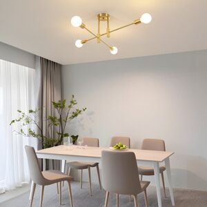 Fairmont Park Adisa Semi Flush Mount Gold 26.5cm H X 71cm W X 71cm D Fairmont Park Adisa Semi Flush Mount Gold 26.5cm H X 71cm W X 71cm D