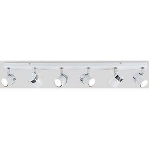 Zipcode Design Lacey 6 Way LED Ceiling Spot Light Bar White/Chrome Finish Interior Lighting White/Chrome Zipcode Design Lacey 6 Way LED Ceiling Spot Light Bar White/Chrome Finish Interior Lighting White/Chrome
