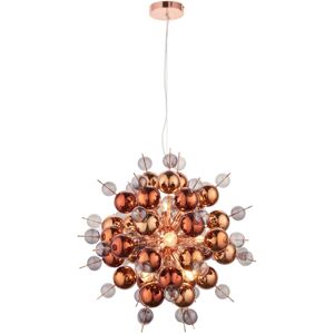 Fairmont Park Shonto 9 -Light Sputnik LED Chandelier Copper 63cm H X 63cm W X 63cm D Fairmont Park Shonto 9 -Light Sputnik LED Chandelier Copper 63cm H X 63cm W X 63cm D