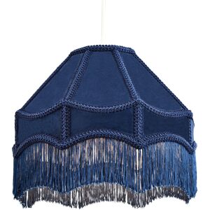 Mercer41 19cm H Velvet Empire Lamp Shade ( No Direct Attachment Method ) Midnight Blue 19cm H X 30cm W X 30cm D Mercer41 19cm H Velvet Empire Lamp Shade ( No Direct Attachment Method ) Midnight Blue 19cm H X 30cm W X 30cm D