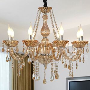 Mercer41 Anderson Crystal Chandelier Polished Chrome 60cm H x 55cm W x 60cm D Mercer41 Anderson Crystal Chandelier Polished Chrome 60cm H x 55cm W x 60cm D