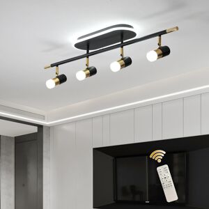 Blue Elephant 4 - Light Track Ceiling LED Spot Head Gold;Black 16.5cm H X 90cm W X 12cm D Blue Elephant 4 - Light Track Ceiling LED Spot Head Gold;Black 16.5cm H X 90cm W X 12cm D