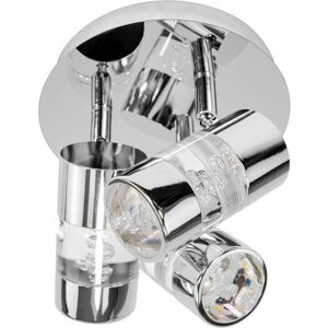 Metro Mcreynolds 3-Light 16cm LED Ceiling Spotlight Chrome 17cm H X 16cm W X 16cm D Metro Mcreynolds 3-Light 16cm LED Ceiling Spotlight Chrome 17cm H X 16cm W X 16cm D