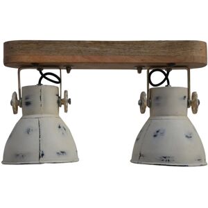 Rio Lowery 2 Light Ceiling Spotlight White 20cm H X 46cm W X 17cm D Rio Lowery 2 Light Ceiling Spotlight White 20cm H X 46cm W X 17cm D