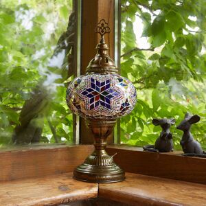 Latitude Vive Karlie 36Cm Bronze Table Lamp Blue/Yellow/Green 36cm H X 16.5cm W X 16.5cm D Latitude Vive Karlie 36Cm Bronze Table Lamp Blue/Yellow/Green 36cm H X 16.5cm W X 16.5cm D