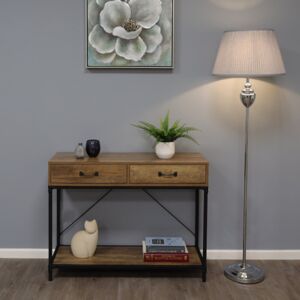 Rio Adalynd 150Cm Traditional Floor Lamp Polished Chrome/Grey 150cm H X 50cm D Rio Adalynd 150Cm Traditional Floor Lamp Polished Chrome/Grey 150cm H X 50cm D