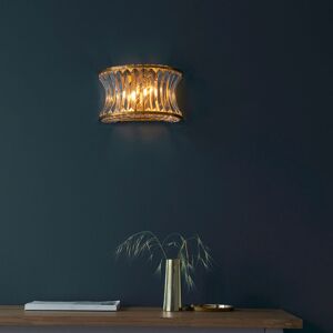 Canora Grey Annalysa Wall Sconce Warm Brass Plate 16.5cm H X 28.5cm W X 15.5cm D Canora Grey Annalysa Wall Sconce Warm Brass Plate 16.5cm H X 28.5cm W X 15.5cm D