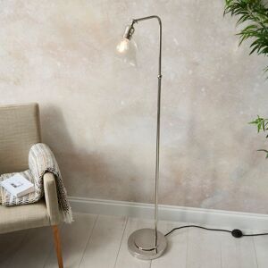 Canora Grey Hovey Avriett 142cm Task Floor Lamp Bright Nickel/Sliver 142cm H X 24cm W X 34cm D Canora Grey Hovey Avriett 142cm Task Floor Lamp Bright Nickel/Sliver 142cm H X 24cm W X 34cm D