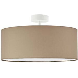 17 Stories Audriona 1-Light Semi Flush Mount White/Beige 25cm H x 30cm W x 30cm D 17 Stories Audriona 1-Light Semi Flush Mount White/Beige 25cm H x 30cm W x 30cm D