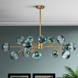 Fairmont Park Spoffo 15 Light Sputnik Sphere Chandelier Kitchen Island Pendant Lamp With Glass Lampshade Gold 24cm H X 114cm W Fairmont Park Spoffo 15 Light Sputnik Sphere Chandelier Kitchen Island Pendant Lamp With Glass Lampshade Gold 24cm H X 114cm W