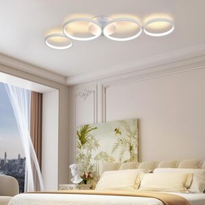 Metro LED Semi Flush Mount White 5.7cm H X 100cm W X 31cm D Metro LED Semi Flush Mount White 5.7cm H X 100cm W X 31cm D