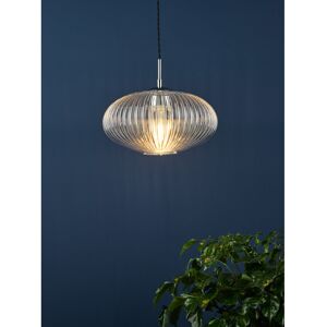 Metro Chantoria 1 - Light Pendant Polished Chrome/Clear 24.5cm H X 30cm W Metro Chantoria 1 - Light Pendant Polished Chrome/Clear 24.5cm H X 30cm W