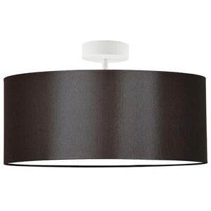 17 Stories Audriona 1-Light Semi Flush Mount White/Brown 25cm H x 30cm W x 30cm D 17 Stories Audriona 1-Light Semi Flush Mount White/Brown 25cm H x 30cm W x 30cm D