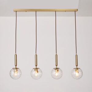 Fairmont Park 4 Light Bar Pendant Ceiling Light Brushed Brass 200cm H X 96cm W X 15cm D Fairmont Park 4 Light Bar Pendant Ceiling Light Brushed Brass 200cm H X 96cm W X 15cm D