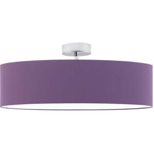 17 Stories Audriona 1-Light Semi Flush Mount Violet/Chrome 30cm H x 50cm W x 50cm D 17 Stories Audriona 1-Light Semi Flush Mount Violet/Chrome 30cm H x 50cm W x 50cm D