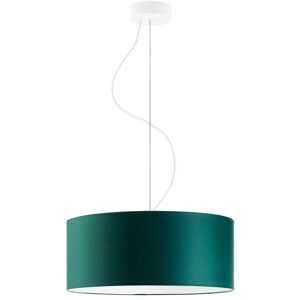 17 Stories Aubryelle 3 - Light Drum Pendant White/Bottle Green 120cm H x 40cm W x 40cm D 17 Stories Aubryelle 3 - Light Drum Pendant White/Bottle Green 120cm H x 40cm W x 40cm D