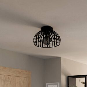 Borough Wharf Alyworth Flush Mount Black 18" H x 28" W x 28" D Borough Wharf Alyworth Flush Mount Black 18" H x 28" W x 28" D