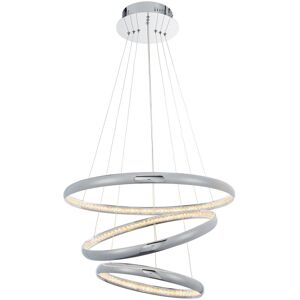 Ivy Bronx Stigall 3-Light LED Crystal Chandelier Chrome 60cm H X 55cm W X 55cm D Ivy Bronx Stigall 3-Light LED Crystal Chandelier Chrome 60cm H X 55cm W X 55cm D