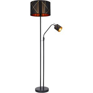 Brayden Studio Ardella Floor lamp Black 175cm H X 40cm W X 40cm D Brayden Studio Ardella Floor lamp Black 175cm H X 40cm W X 40cm D