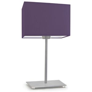 17 Stories Asaya 40cm Table Lamp Brushed Steel/Violet 40cm H X 20cm W X 20cm D 17 Stories Asaya 40cm Table Lamp Brushed Steel/Violet 40cm H X 20cm W X 20cm D