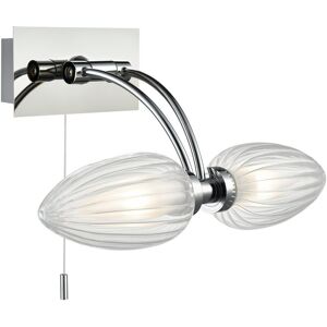 Brayden Studio 2 Light Wall Light Chrome 21cm H X 29cm W X 23cm D Brayden Studio 2 Light Wall Light Chrome 21cm H X 29cm W X 23cm D