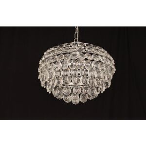Mercer41 4-Light Crystal Chandelier Chrome 85cm H X 45cm W X 45cm D Mercer41 4-Light Crystal Chandelier Chrome 85cm H X 45cm W X 45cm D