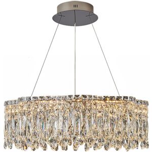 Mercer41 Tianna Chandelier Silver;Chrome 20cm H X 60cm W X 60cm D Mercer41 Tianna Chandelier Silver;Chrome 20cm H X 60cm W X 60cm D
