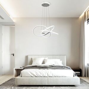 Ivy Bronx Temelec 1 - Light LED Unique/Statement Pendant White 16cm H X 62cm W X 62cm D Ivy Bronx Temelec 1 - Light LED Unique/Statement Pendant White 16cm H X 62cm W X 62cm D