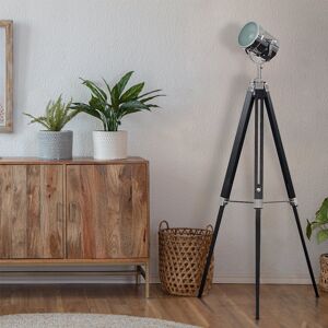 Borough Wharf Macalla 145cm Tripod Floor Lamp Black 145cm H X 47cm W Borough Wharf Macalla 145cm Tripod Floor Lamp Black 145cm H X 47cm W