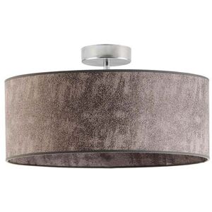 17 Stories Audriona 1-Light Semi Flush Mount Brushed Steel/Gray Melange 30cm H x 40cm W x 40cm D 17 Stories Audriona 1-Light Semi Flush Mount Brushed Steel/Gray Melange 30cm H x 40cm W x 40cm D