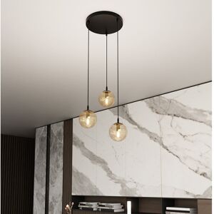 17 Stories Cadesha 4 - Light Cluster Globe Pendant Amber 40cm H X 40cm W X 40cm D 17 Stories Cadesha 4 - Light Cluster Globe Pendant Amber 40cm H X 40cm W X 40cm D