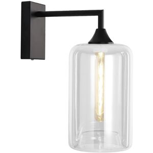 George Oliver Bonita 1 - Light Armed Sconce Black/Clear 30cm H X 18cm W X 18cm D George Oliver Bonita 1 - Light Armed Sconce Black/Clear 30cm H X 18cm W X 18cm D