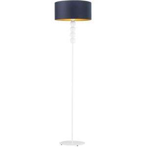 Latitude Run Kumagai 166Cm Traditional Floor Lamp White/Dark Blue 166cm H X 40cm W X 40cm D Latitude Run Kumagai 166Cm Traditional Floor Lamp White/Dark Blue 166cm H X 40cm W X 40cm D