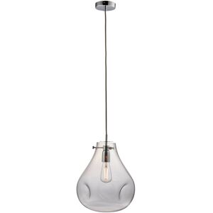 Brayden Studio Mochun 1 - Light Single Geometric Pendant Chrome 37cm H X 32cm W X 32cm D Brayden Studio Mochun 1 - Light Single Geometric Pendant Chrome 37cm H X 32cm W X 32cm D