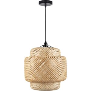 Bay Isle Home Algenis 1 - Light Brown Pendant Brown 40cm H X 40cm W Bay Isle Home Algenis 1 - Light Brown Pendant Brown 40cm H X 40cm W