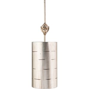 Canora Grey Celeste 1 - Light Cylinder Pendant Aged Silver 49.6cm H X 20cm W X 20.3cm D Canora Grey Celeste 1 - Light Cylinder Pendant Aged Silver 49.6cm H X 20cm W X 20.3cm D