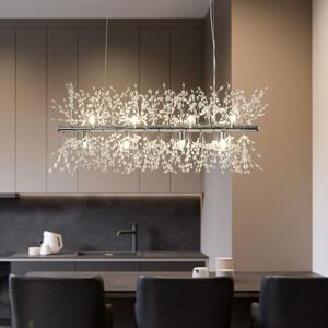 Fairmont Park Adessa Mchugh Starburst Kitchen Island Linear Pendant Crystal Firework Chandelier Chrome Fairmont Park Adessa Mchugh Starburst Kitchen Island Linear Pendant Crystal Firework Chandelier Chrome