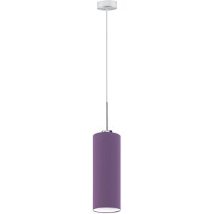 17 Stories Avaia 1 - Light Single Cylinder Pendant Violet/Chrome 35cm H X 15cm W X 15cm D 17 Stories Avaia 1 - Light Single Cylinder Pendant Violet/Chrome 35cm H X 15cm W X 15cm D