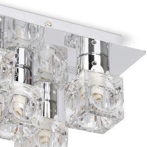 Latitude Run Monstair 5-Light 28cm Semi Flush Mount Chrome 13cm H X 28cm W X 28cm D Latitude Run Monstair 5-Light 28cm Semi Flush Mount Chrome 13cm H X 28cm W X 28cm D