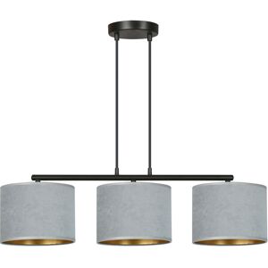 Ebern Designs Eamie 3 - Light Kitchen Island Drum Pendant Grey 100cm H X 72cm W X 20cm D Ebern Designs Eamie 3 - Light Kitchen Island Drum Pendant Grey 100cm H X 72cm W X 20cm D