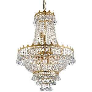 Willa Arlo Interiors 9-Light Empire Chandelier Gold Plated 74.5cm H X 55.5cm W X 55.5cm D Willa Arlo Interiors 9-Light Empire Chandelier Gold Plated 74.5cm H X 55.5cm W X 55.5cm D
