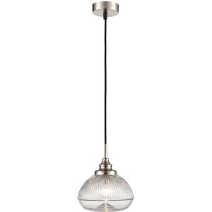 Metro Altin Saturn Brass 1 Light Pendant Satin Nickel/Satin Nickel 10.4cm H X 7.2cm W X 7.2cm D Metro Altin Saturn Brass 1 Light Pendant Satin Nickel/Satin Nickel 10.4cm H X 7.2cm W X 7.2cm D