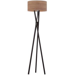 George Oliver Treva 150cm Tripod Floor Lamp Light Brown/Black 150cm H X 40cm W X 40cm D George Oliver Treva 150cm Tripod Floor Lamp Light Brown/Black 150cm H X 40cm W X 40cm D